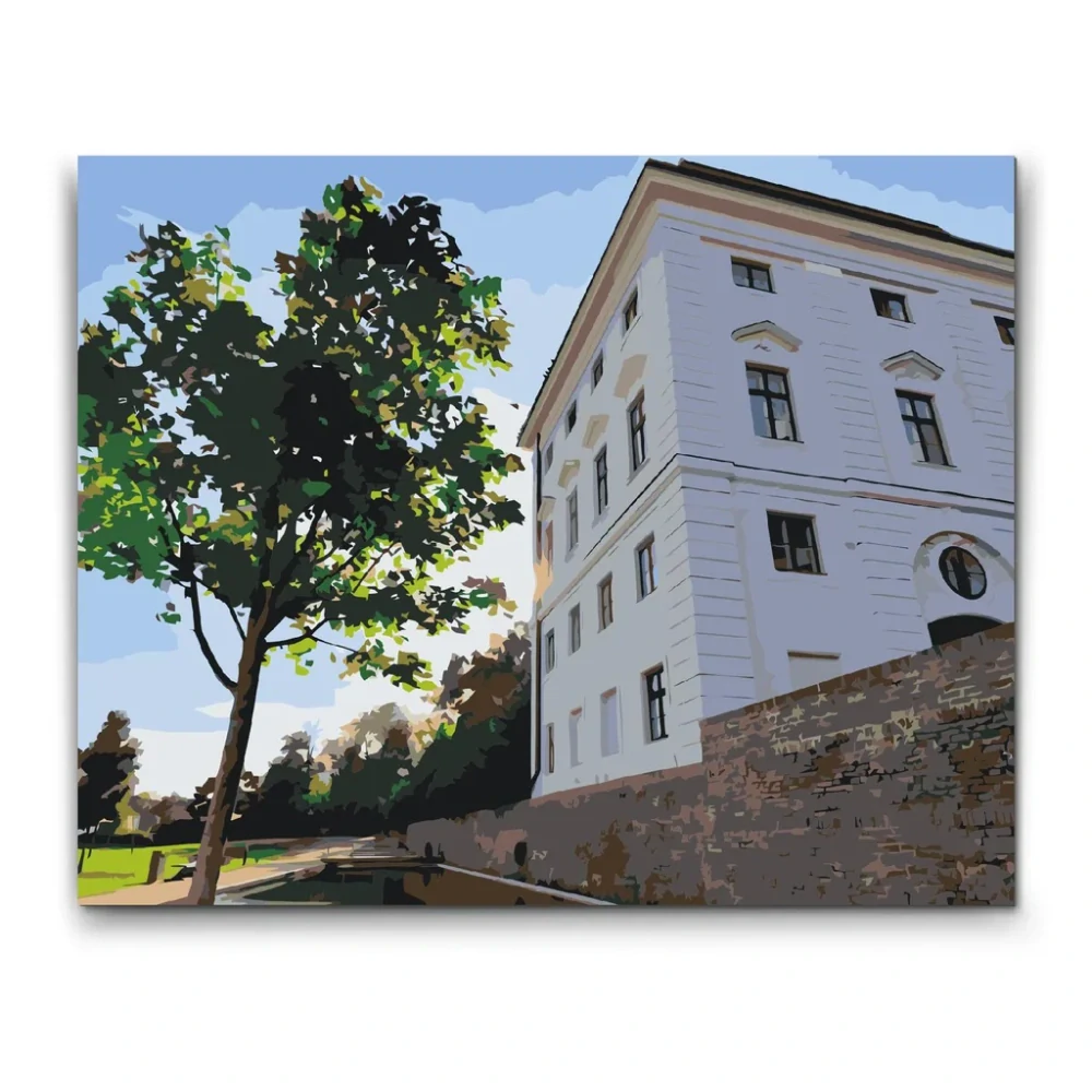 Paint by Number - Chateau Building Zidlochovice