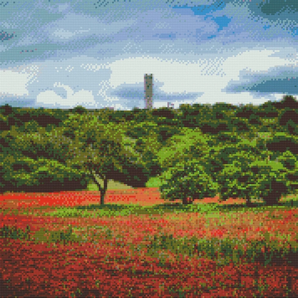 Diamantový obraz Akátová věž (Židlochovice)