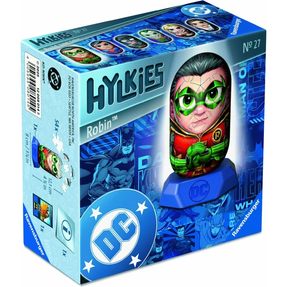 3D puzzle Ravensburger Hylkies DC Robin 54 dílků