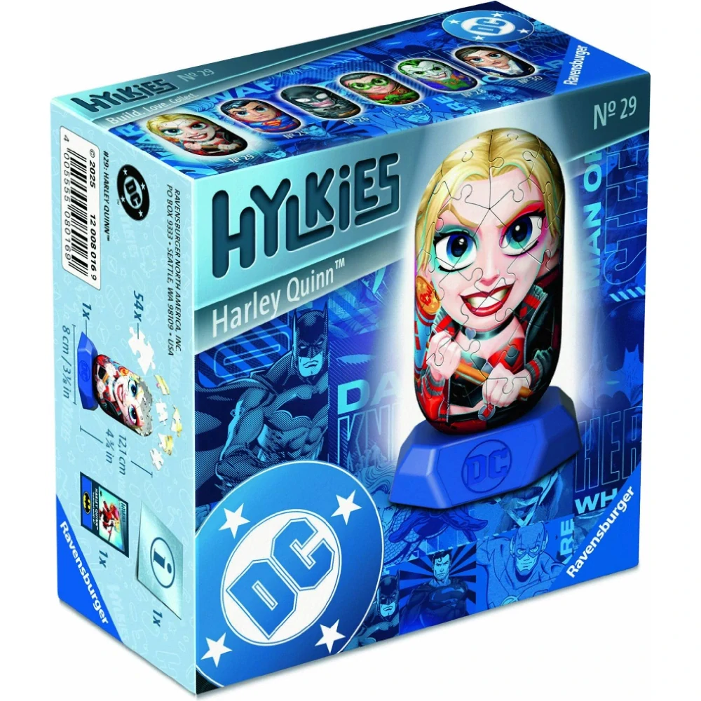 3D puzzle Ravensburger Hylkies DC Harley Quinn 54 dílků