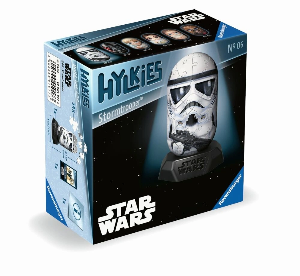 3D puzzle Ravensburger Hylkies Star Wars Stormtrooper 54 dílků